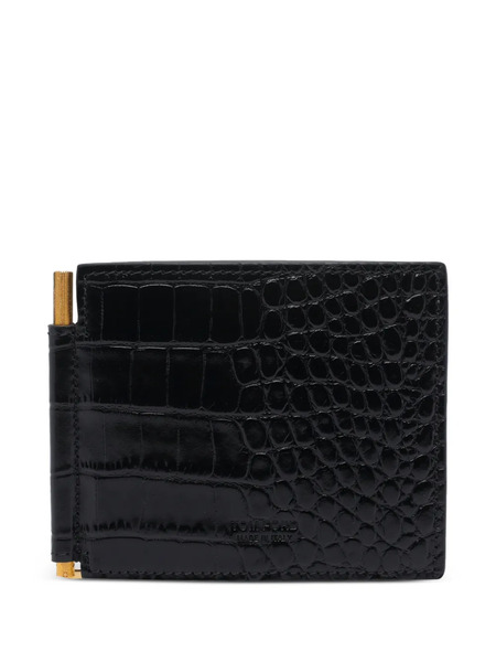  Tom Ford Logo Wallet - Black 