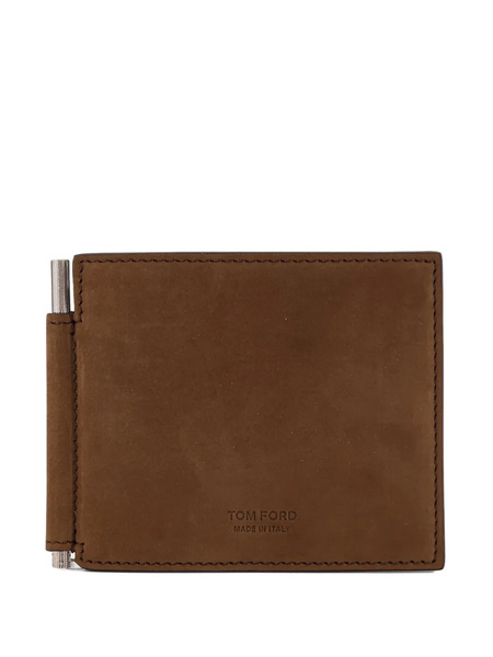  Tom Ford Nubuck Wallet - Brown 