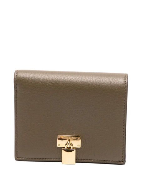  Tom Ford Padlock Leather Wallet - Green 