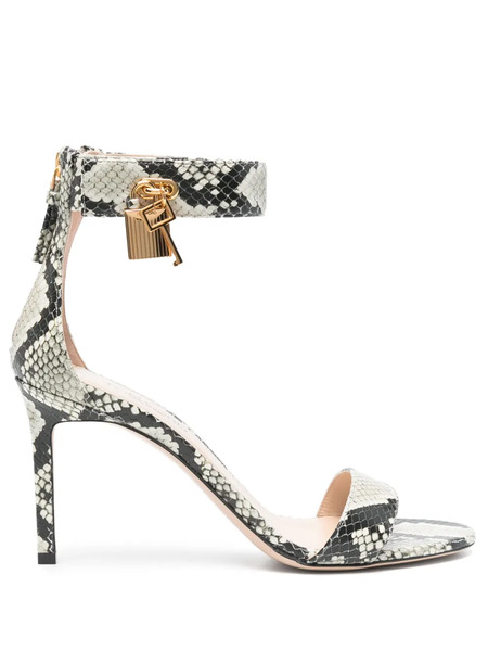 Tom Ford Padlock Sandals - Neutrals 