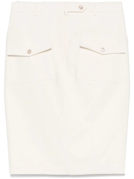  Tom Ford Patch-pockets Midi Skirt - White 