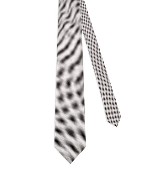  Tom Ford Patterned Tie - Silver 