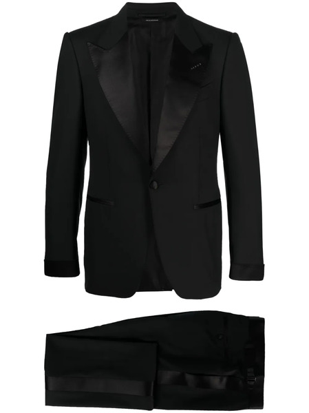  Tom Ford Peak-lapels Single-breasted Suit - Black 