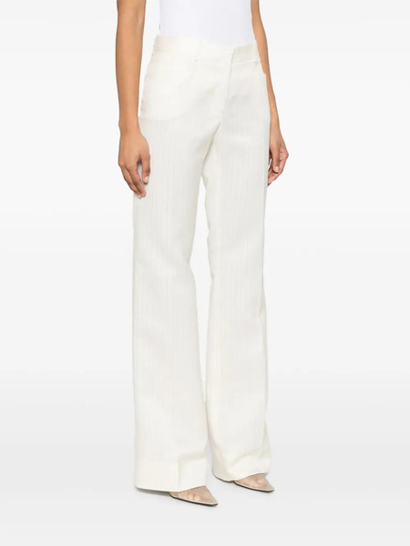  Tom Ford Pinstriped Tailored Trousers - White 