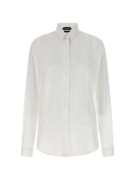  Tom Ford Pleated Shirt - White 
