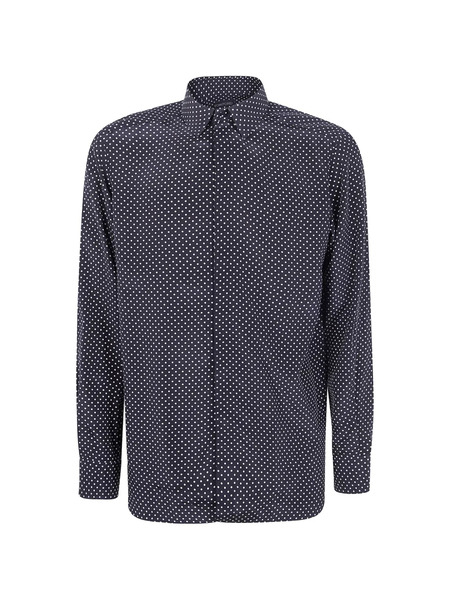  Tom Ford Polka Dot Shirt - Black 