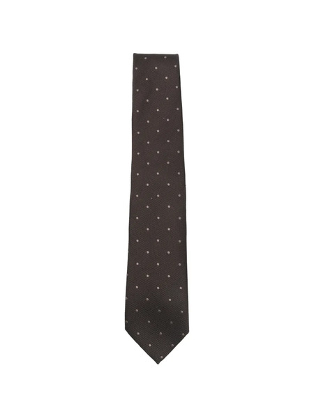  Tom Ford Polka Dot Tie - Brown 