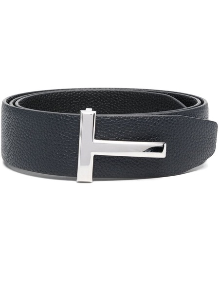  Tom Ford Reversible Logo Belt - Blue 