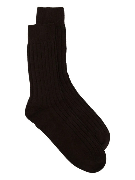  Tom Ford Rib Socks - Brown 