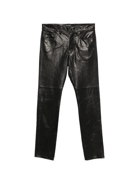  Tom Ford Scale-effect Trousers - Black 