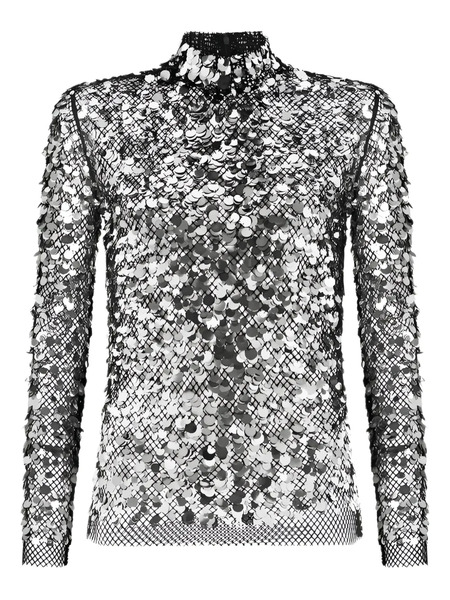  Tom Ford Sequin-embellished Top - Silver 