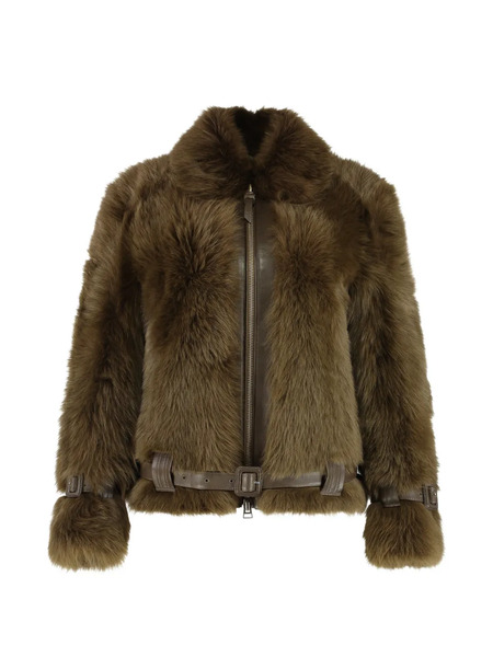  Tom Ford Shearling Jacket - Brown 
