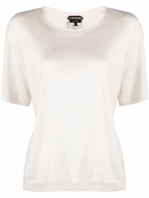 Tom Ford Side Slit T-shirt - Neutrals 
