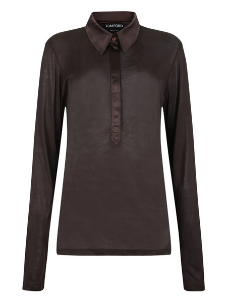  Tom Ford Silk Blouse - Brown 