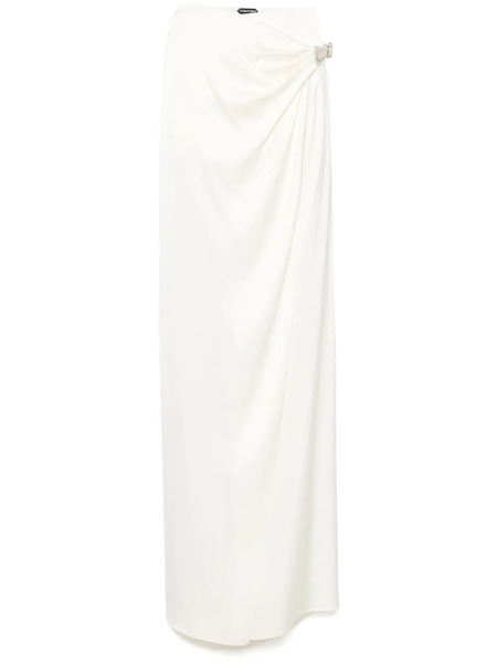  Tom Ford Silk Maxi Skirt - Neutrals 