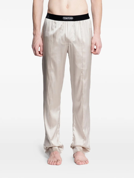  Tom Ford Stretch Satin Pyjamas - White 