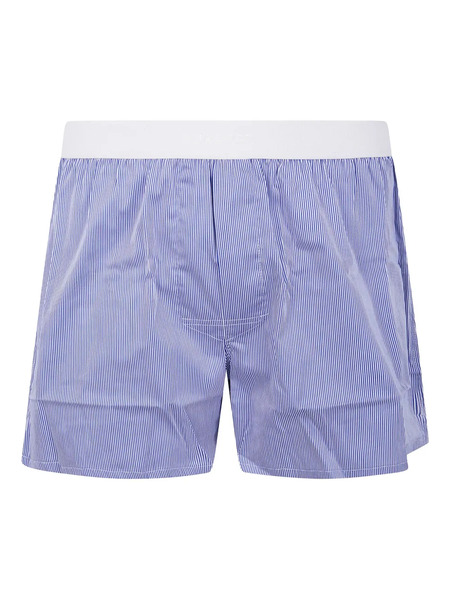  Tom Ford Striped-pattern Cotton Boxer Shorts - Blue 
