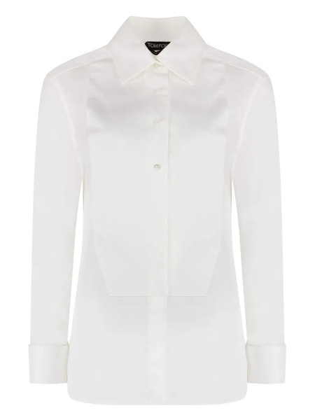  Tom Ford Structured Button-down Shirt - White 