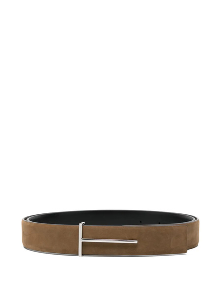  Tom Ford T-buckle Belt - Brown 