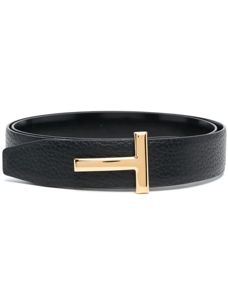  Tom Ford T-motif Belt - Black 