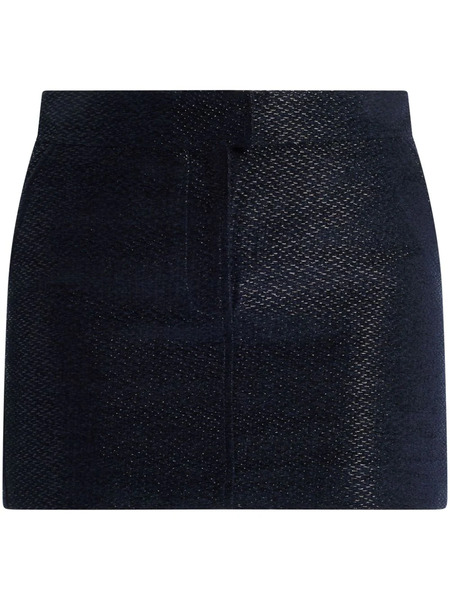 Tom Ford Woven-design Mini Skirt - Black 