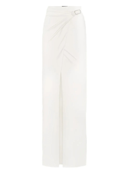  Tom Ford Wrap-front Buckle-fastening Maxi Skirt - Neutrals 