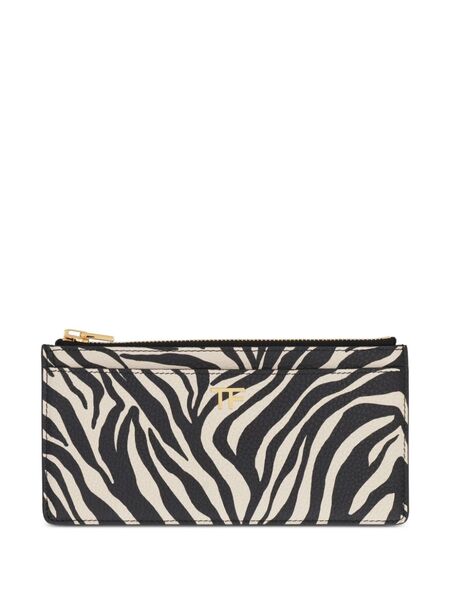  Tom Ford Zebra-print Wallet - Neutrals 
