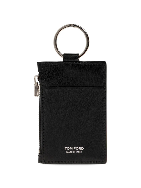  Tom Ford Zip-detail Keyring - Black 