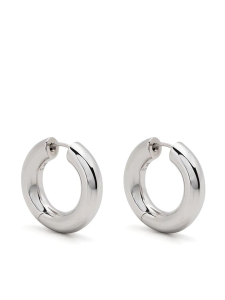  Tom Wood Medium Chunky Hoop Earrings - Silver 