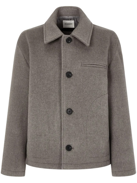  Tomboy Brushed-finish Jacket - Grey 