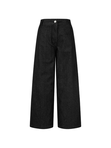  Tomboy Buttoned Jeans - Black 
