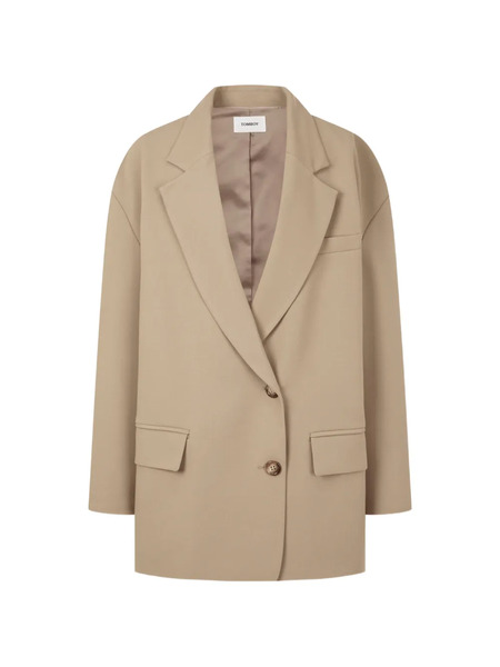  Tomboy Buttoned Maxi Jacket - Neutrals 