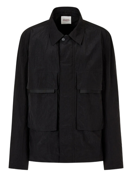  Tomboy Cargo-pockets Jacket - Black 