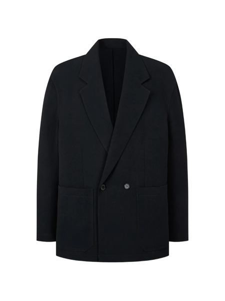  Tomboy Double-breasted Blazer - Blue 