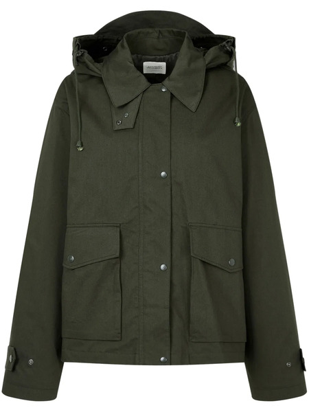  Tomboy Drawstring Hooded Jacket - Green 
