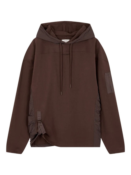  Tomboy Drawstring-hooded Sweatshirt - Red 