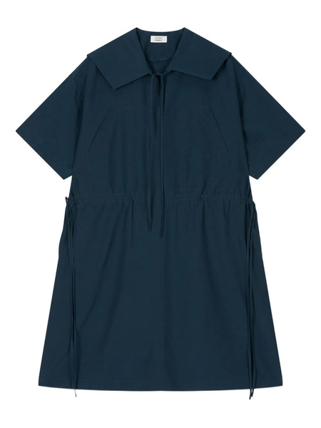  Tomboy Drawstring Mini Dress - Green 