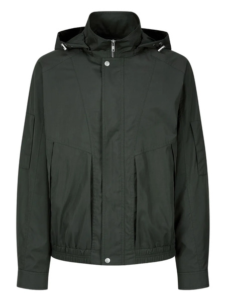  Tomboy Elasticated-hem Hooded Jacket - Green 
