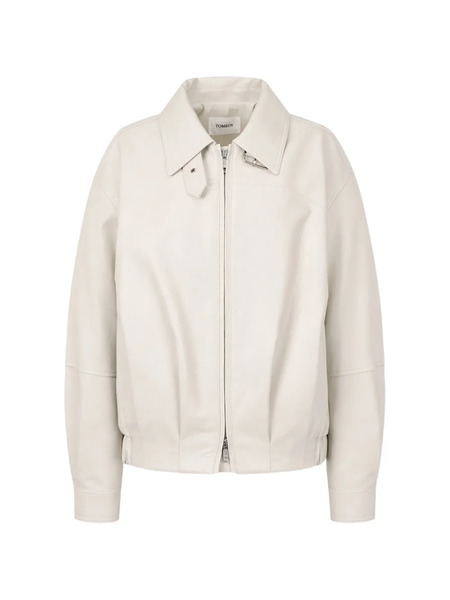  Tomboy Faux-leather Jacket - Neutrals 