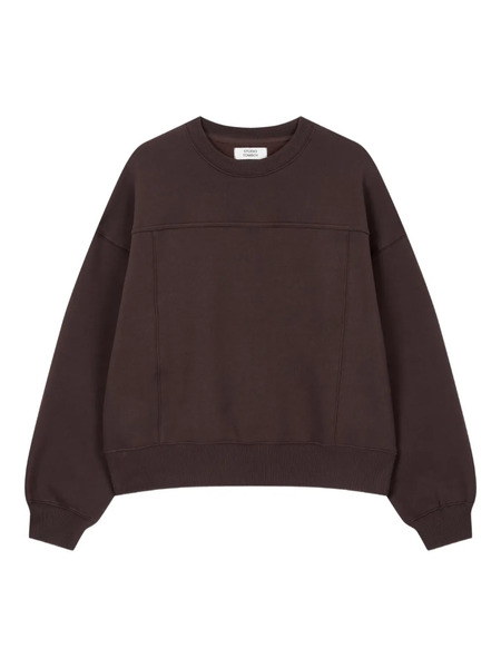  Tomboy Fleece-lined Sweatshirt - Brown 