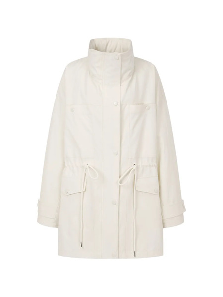  Tomboy High-neck Coat - Neutrals 