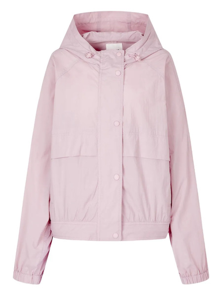  Tomboy Hooded Drawstring Jacket - Pink 