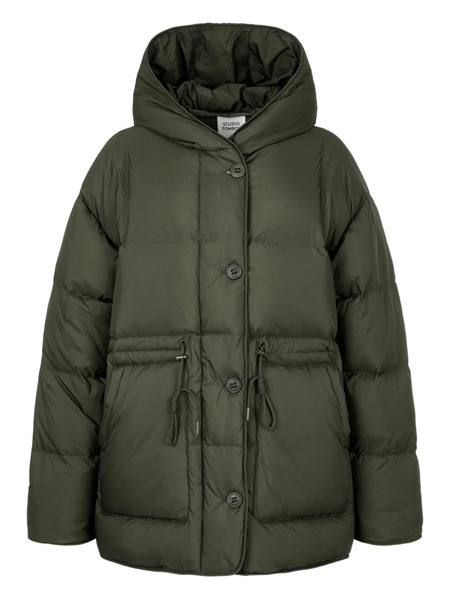  Tomboy Hooded Puffer Jacket - Green 