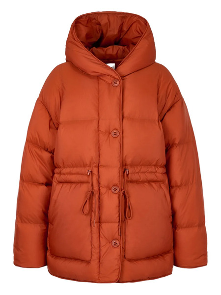  Tomboy Hooded Puffer Jacket - Orange 