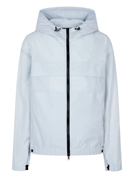  Tomboy Hooded Zip-front Jacket - Blue 