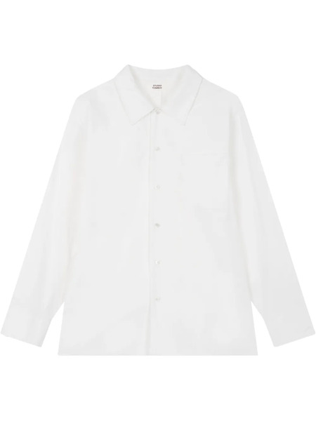  Tomboy Patch-pocket Shirt - White 