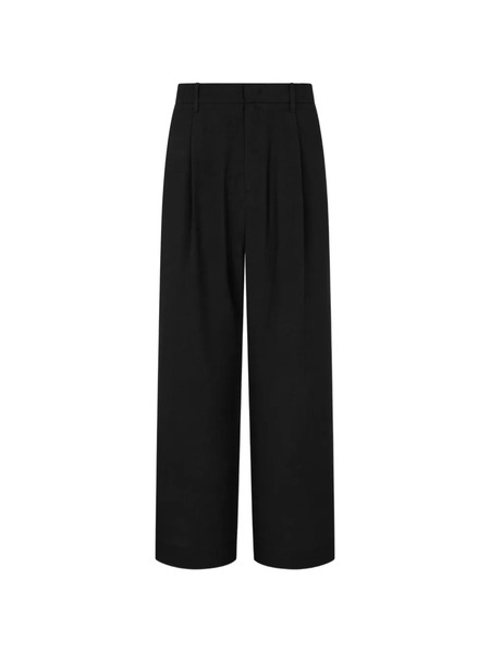  Tomboy Pleated Basic Trousers - Black 