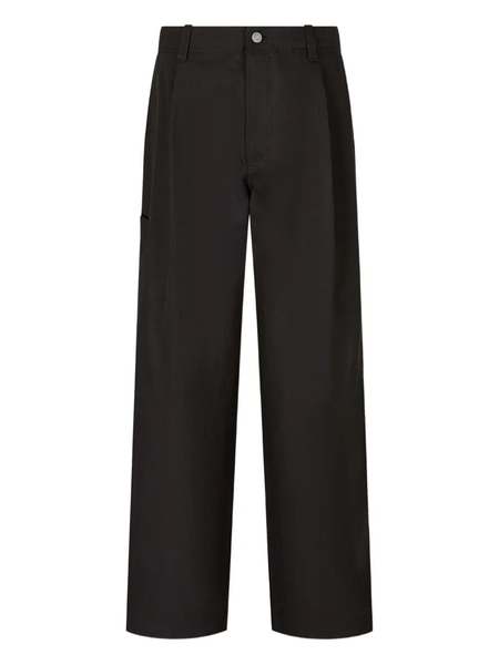  Tomboy Pleated Cargo Trousers - Black 