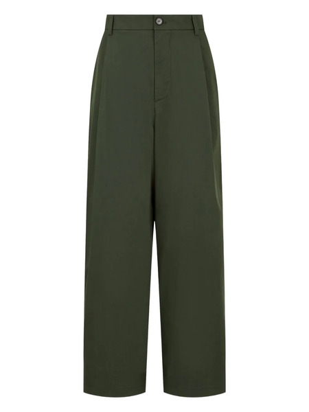  Tomboy Pleated Wide-leg Trousers - Green 