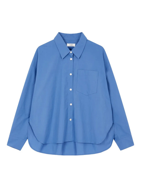  Tomboy Pocket Button-down Shirt - Blue 